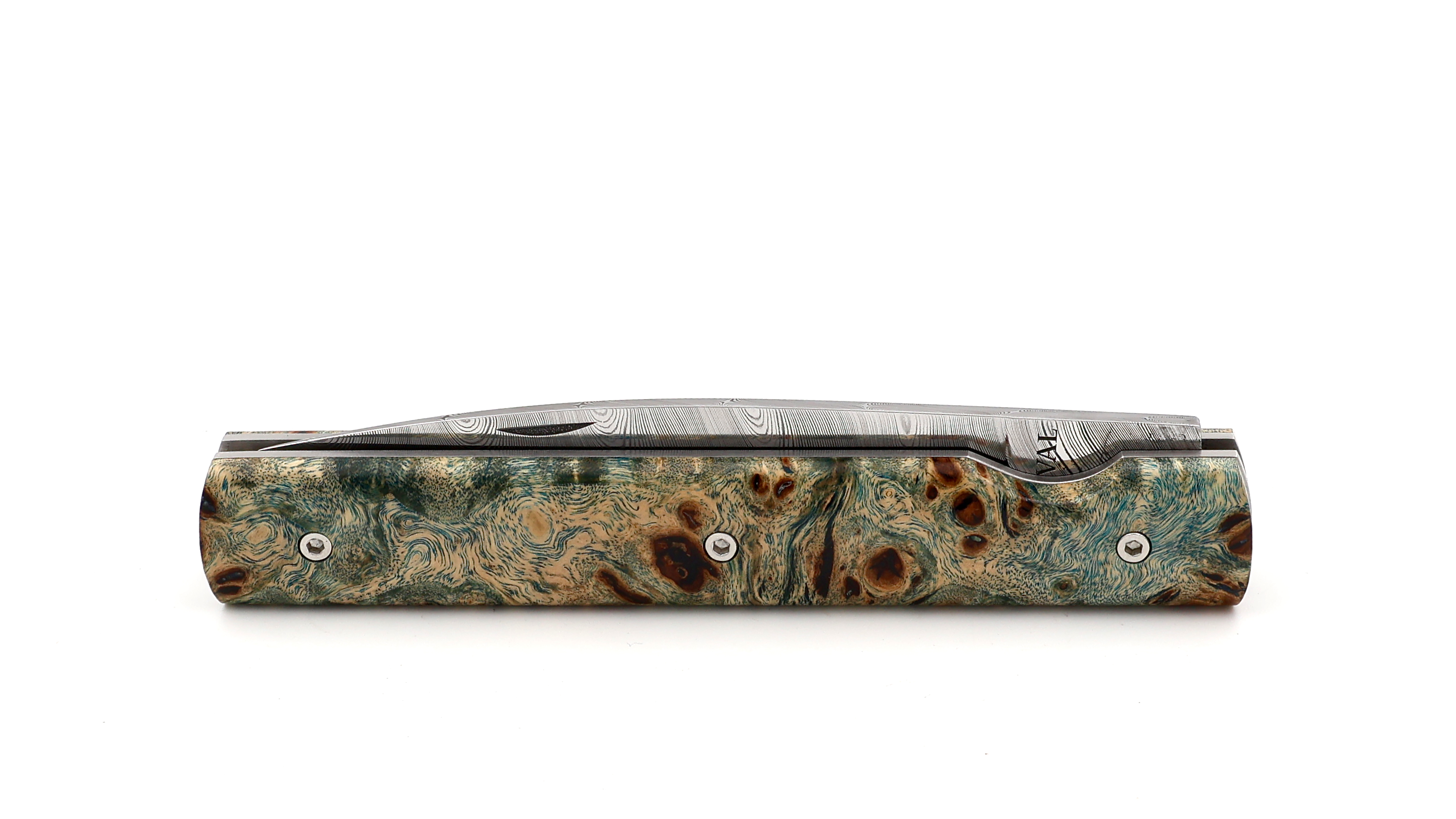 PERCEVAL Le Francais special edition damascus poplar burlwood
