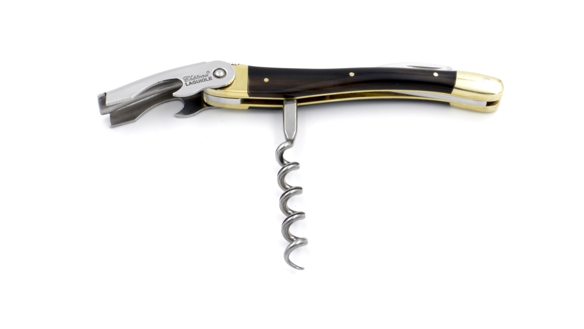 Château Laguiole CLASSIC Sommeliermesser THE FIRST Büffelhorn