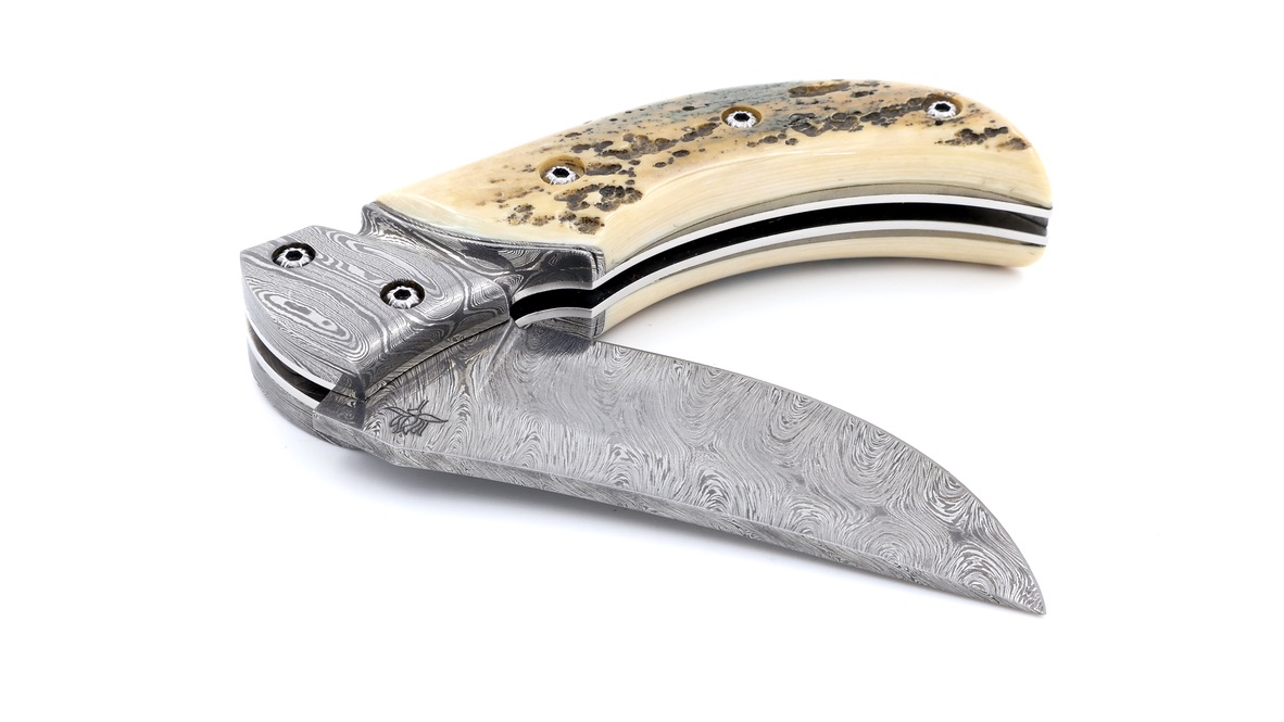 Coutellerie du Lotus Mammutkruste Explosions Damast 11 cm
