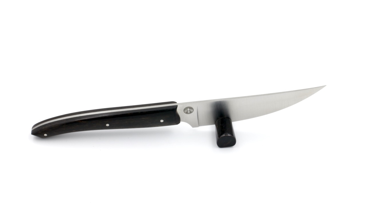OGO10EBI-LZB1-1 Laguiole en Aubrac Officemesser Gourmet Ebenholz 10 cm