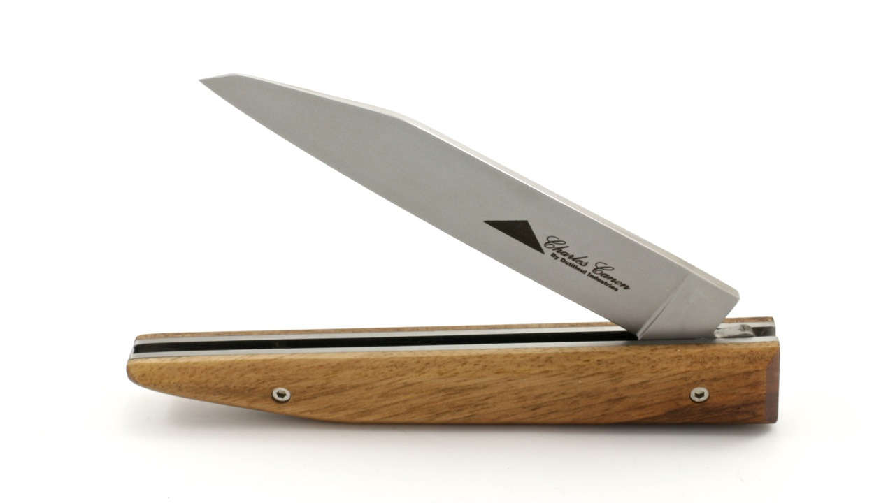 Charles Canon knife 12 cm walnut