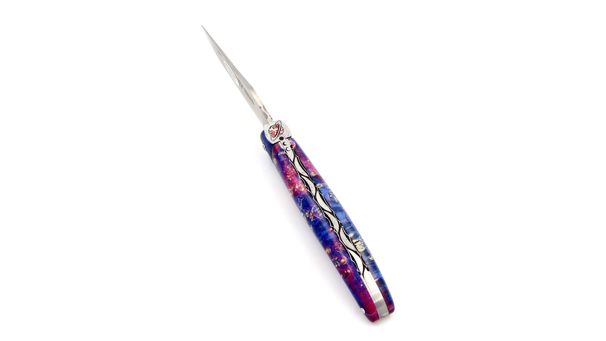 Laguiole en Aubrac Biene SATURN Holunder Wurzelholz 12 cm    
