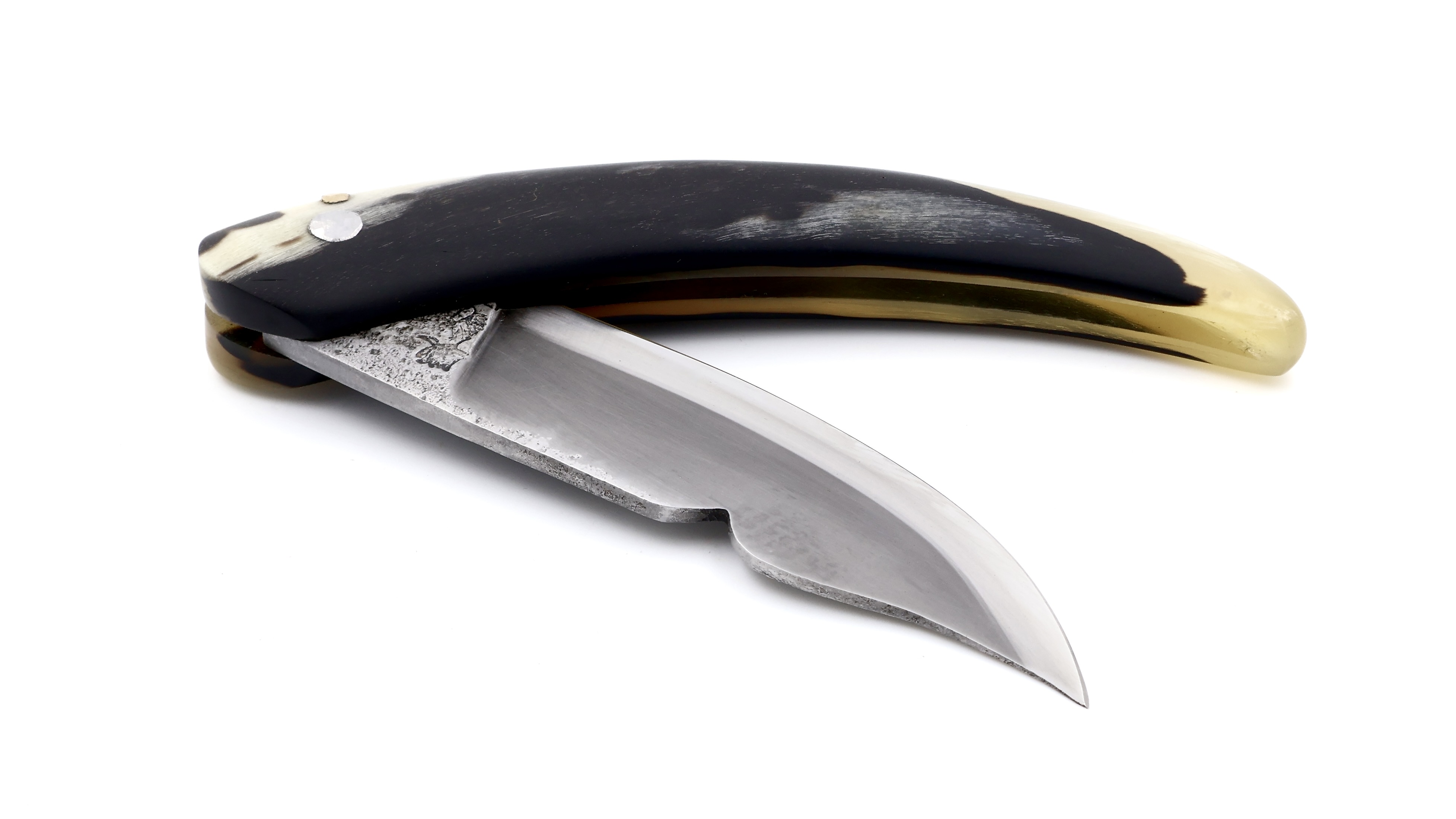 Coutellerie du Lotus Cornicciolu Widderhorn matt korsisches Hirtenmesser 12,5 cm  