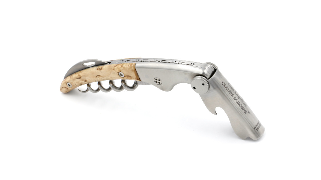 IMG_4105 Claude DOZORME CLOS Laguiole sommelier knife birchwood