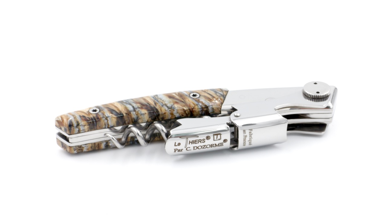 IMG_1406 Claude DOZORME Thiers Sommeliermesser LUX Mammutbackenzahn