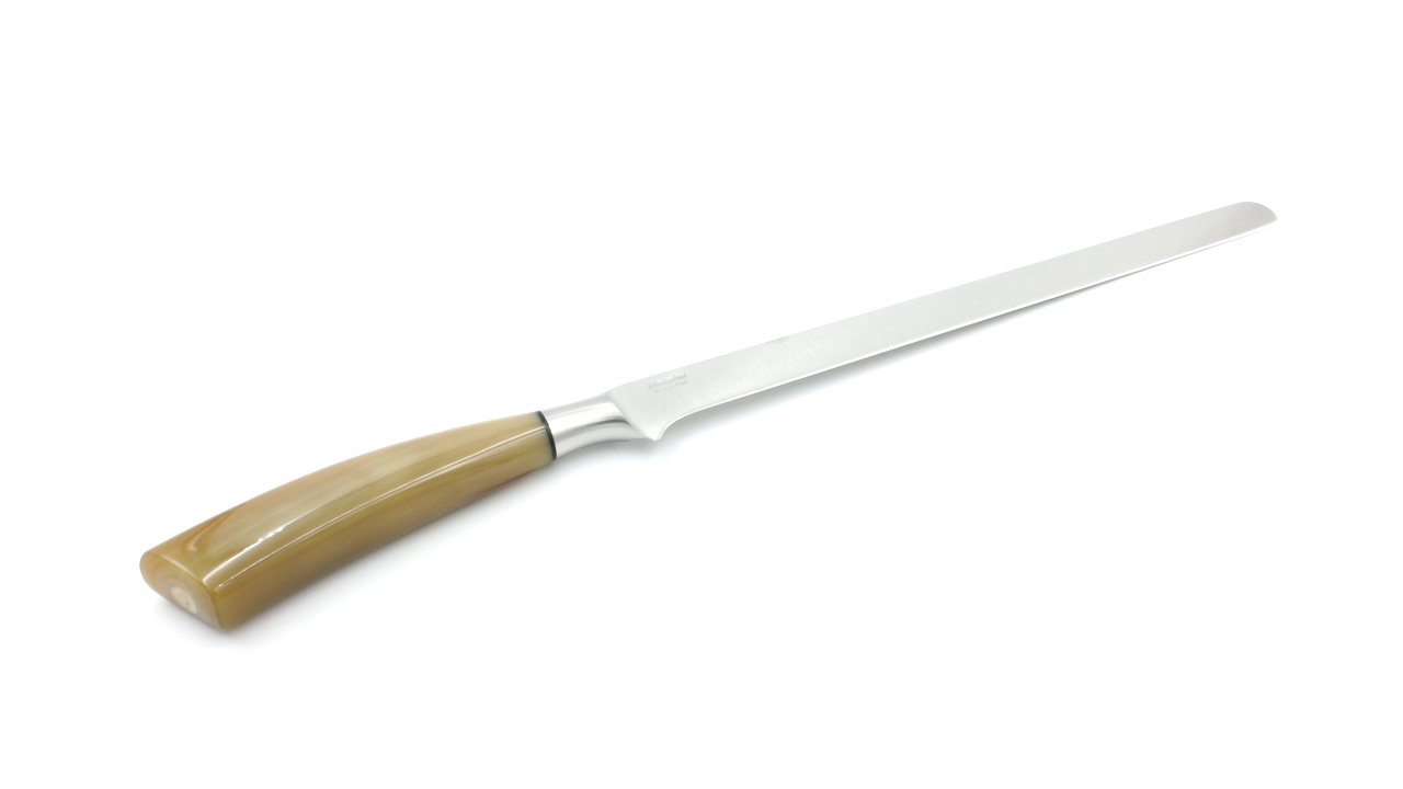 Saladini ham knife horntip wood 26,5 cm 