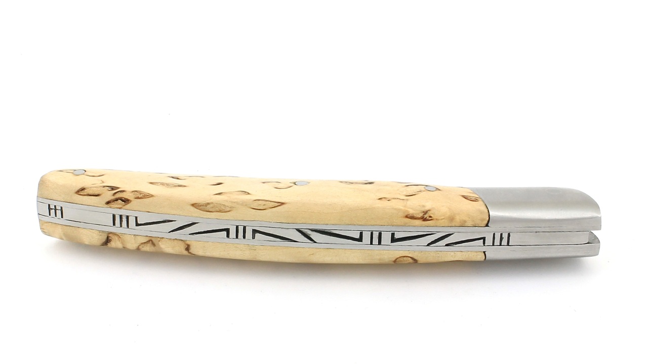 AU SABOT THIERS knife 12 cm birch wood