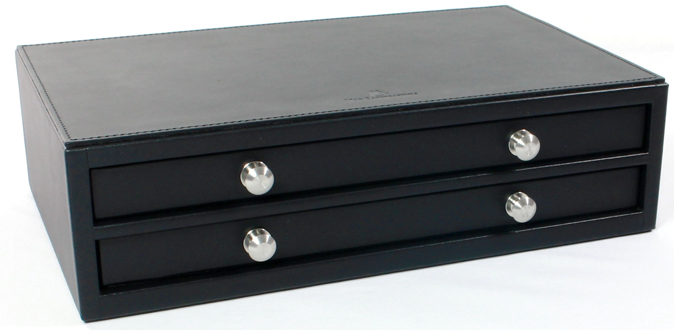 Sammelkastchen-noir-2-SchublyHiBNUnFnpRNN MAX CAPDEBARTHES leather casket for collectors 12 knives