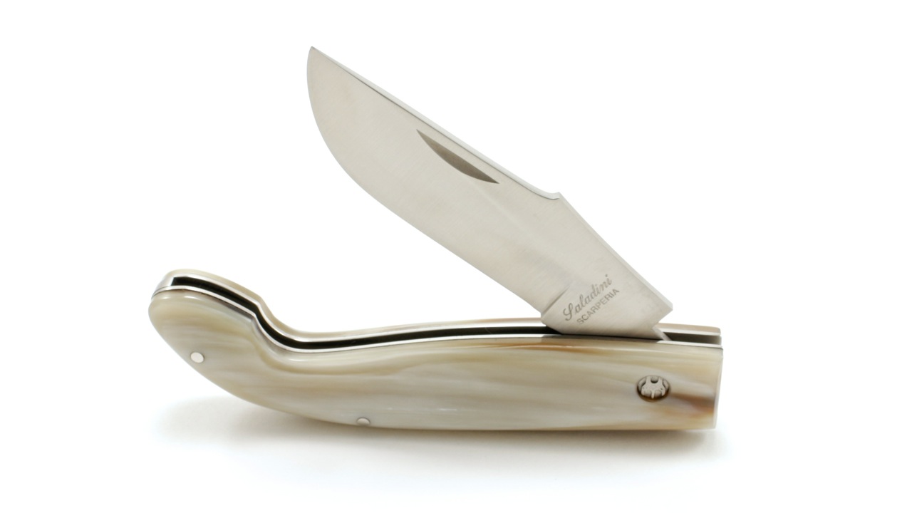 Saladini knife SENESE horn tip
