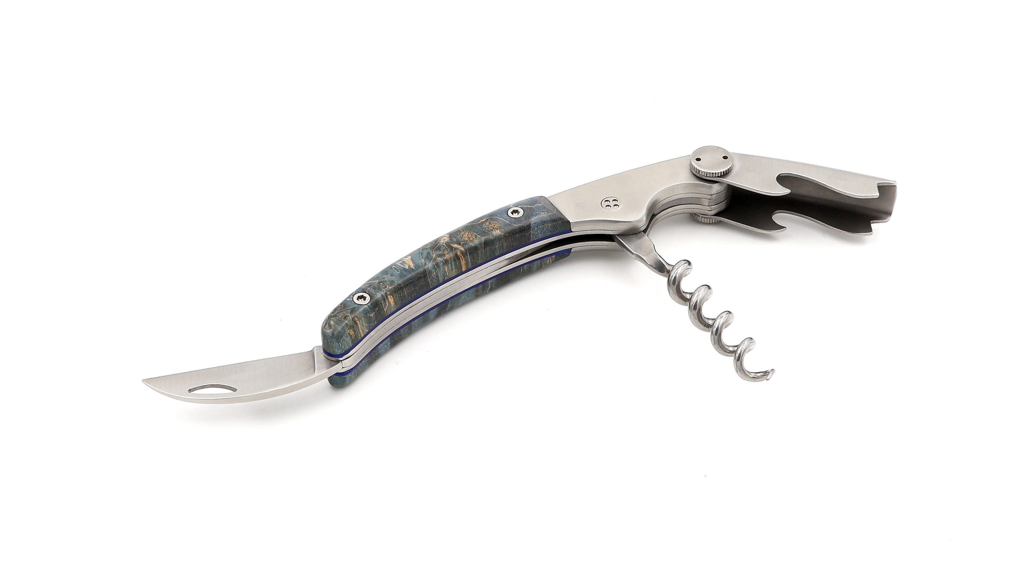 Claude DOZORME CLOS Laguiole Sommeliermesser Ahorn Wurzelholz