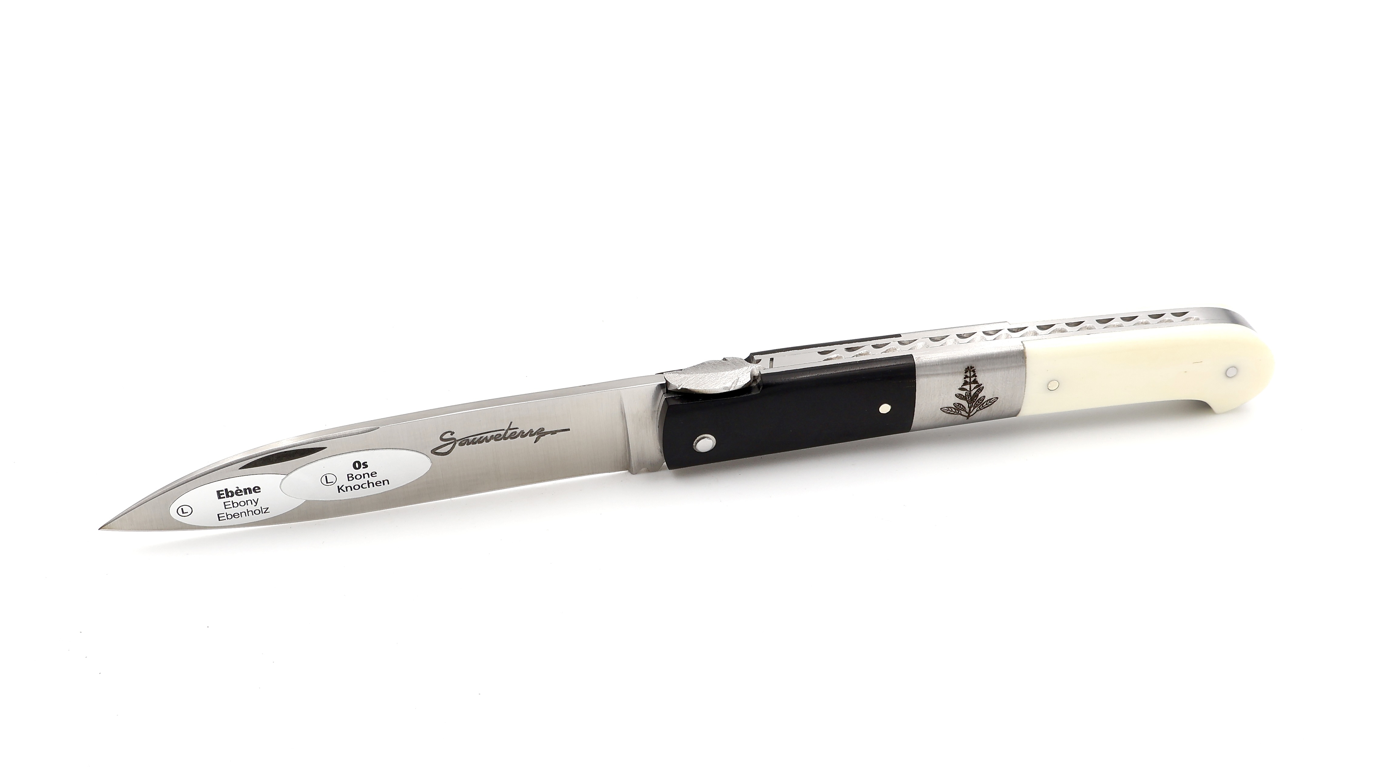Sauveterre knife ebony and buffalobone
