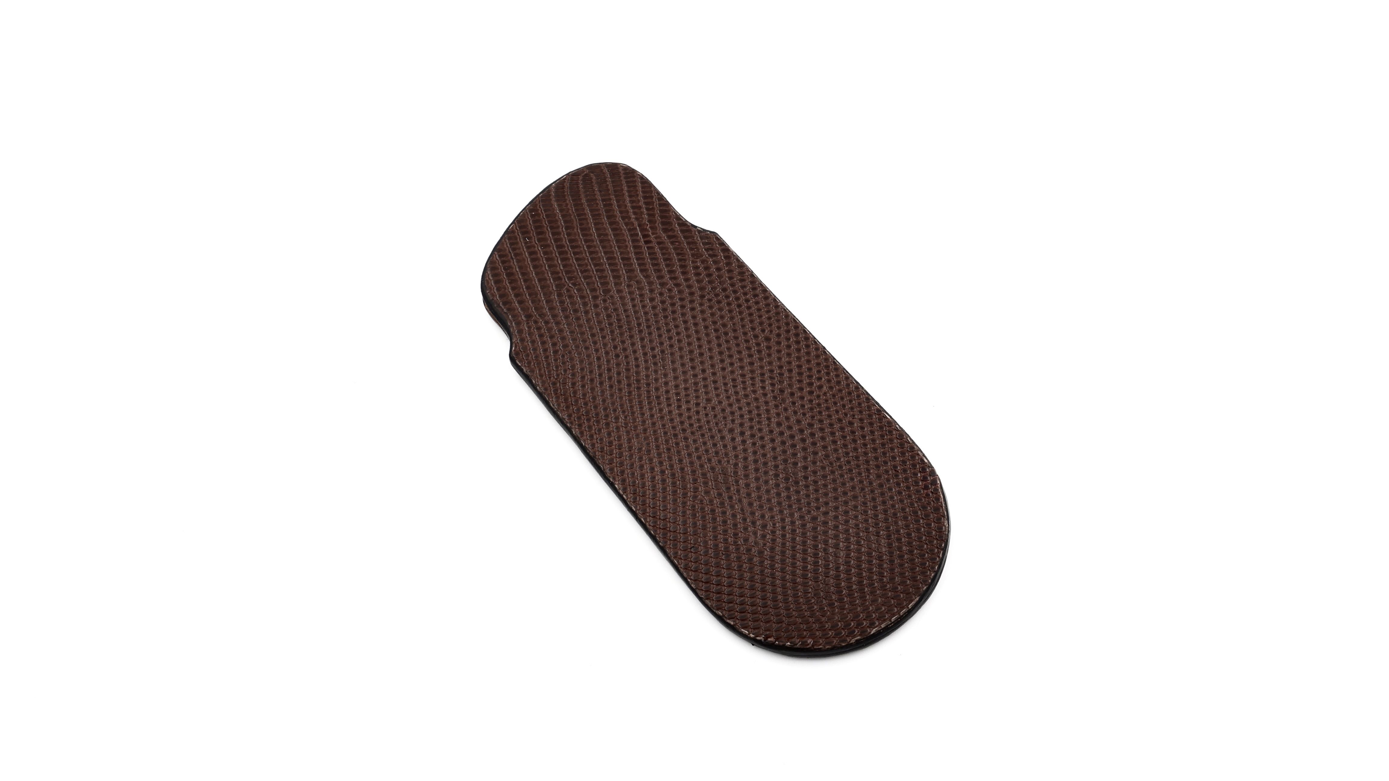 Atelier N°7 lizzard leather brown 14,5 cm