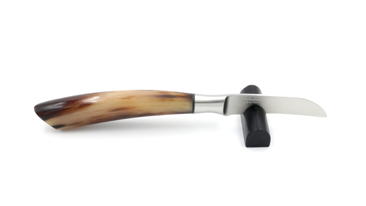 Saladini peeling knife horntip 7 cm