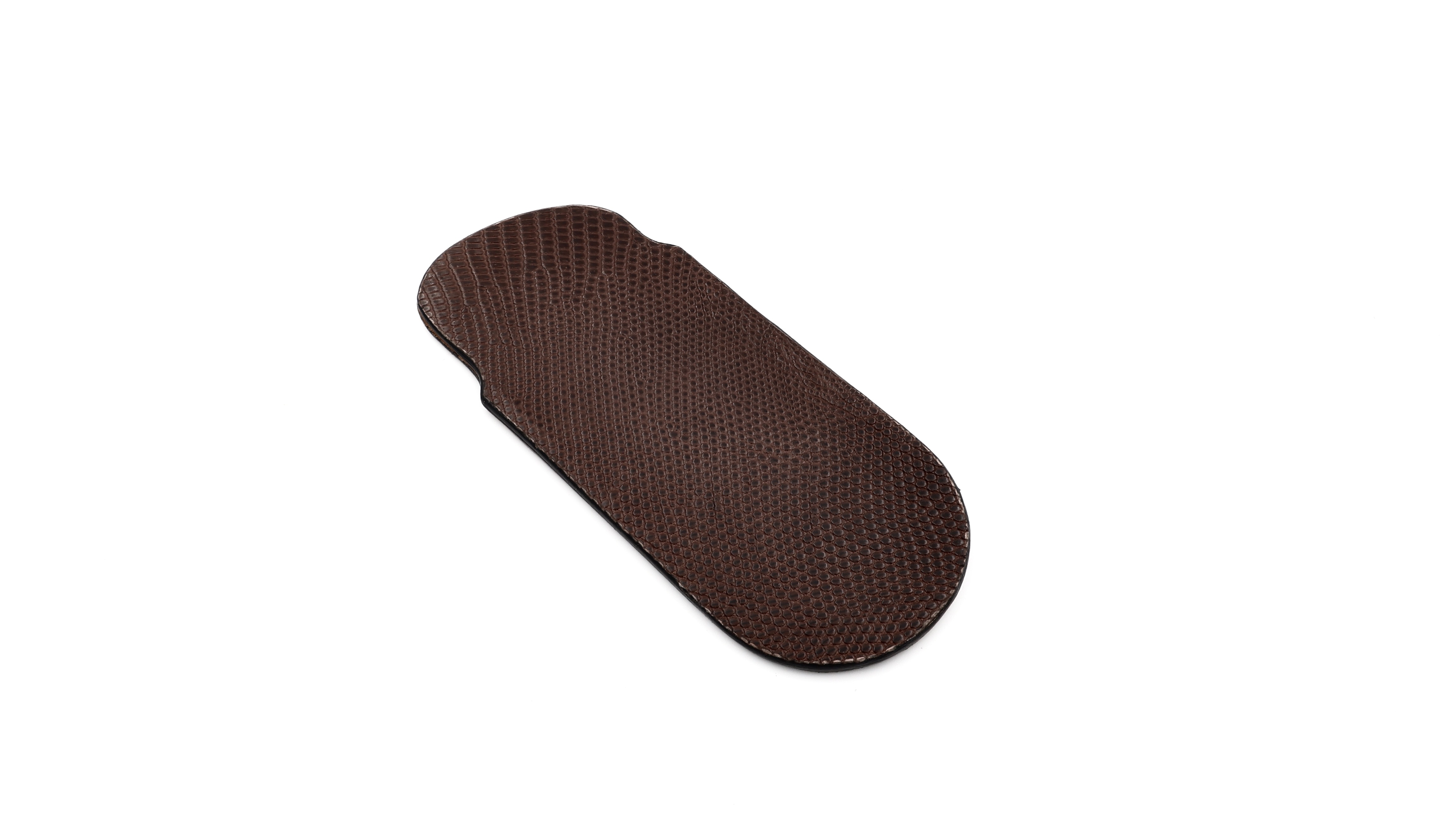 Atelier N°7 Stecketui Echsenleder braun 14,5 cm    