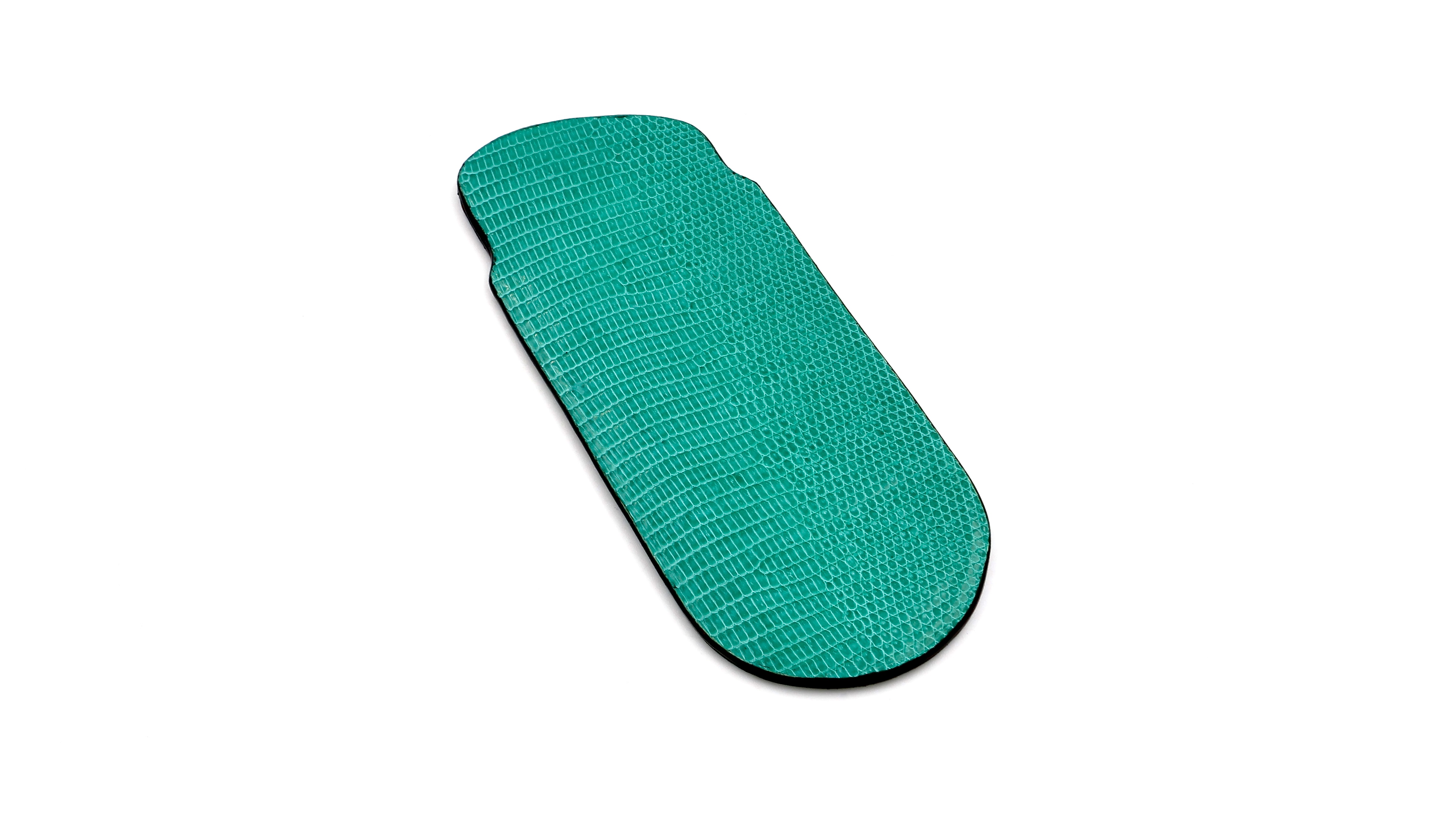 Atelier N°7 Stecketui Echsenleder türkisgrün 14,5 cm      
