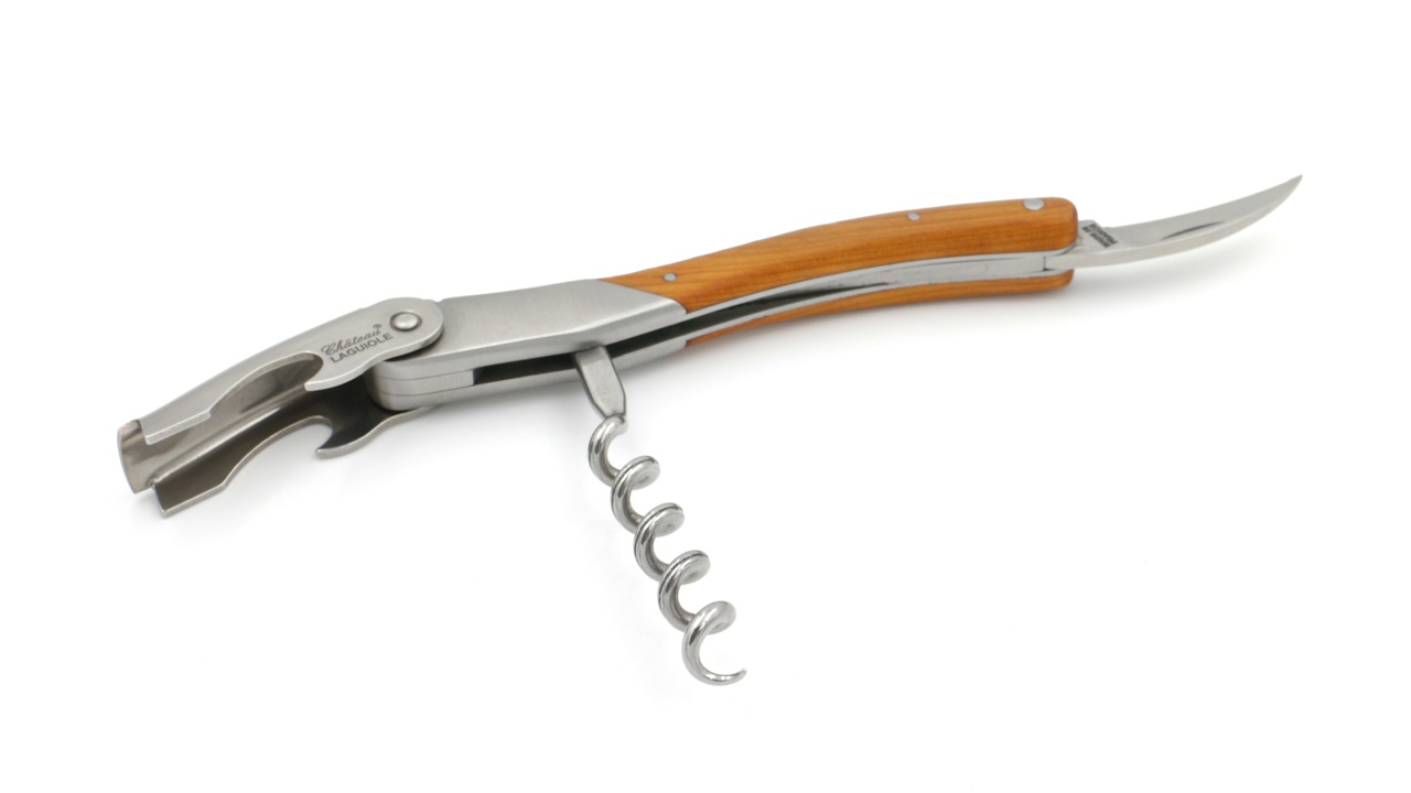 Château Laguiole wine opener GRAND CRU VERSAILLES yew wood