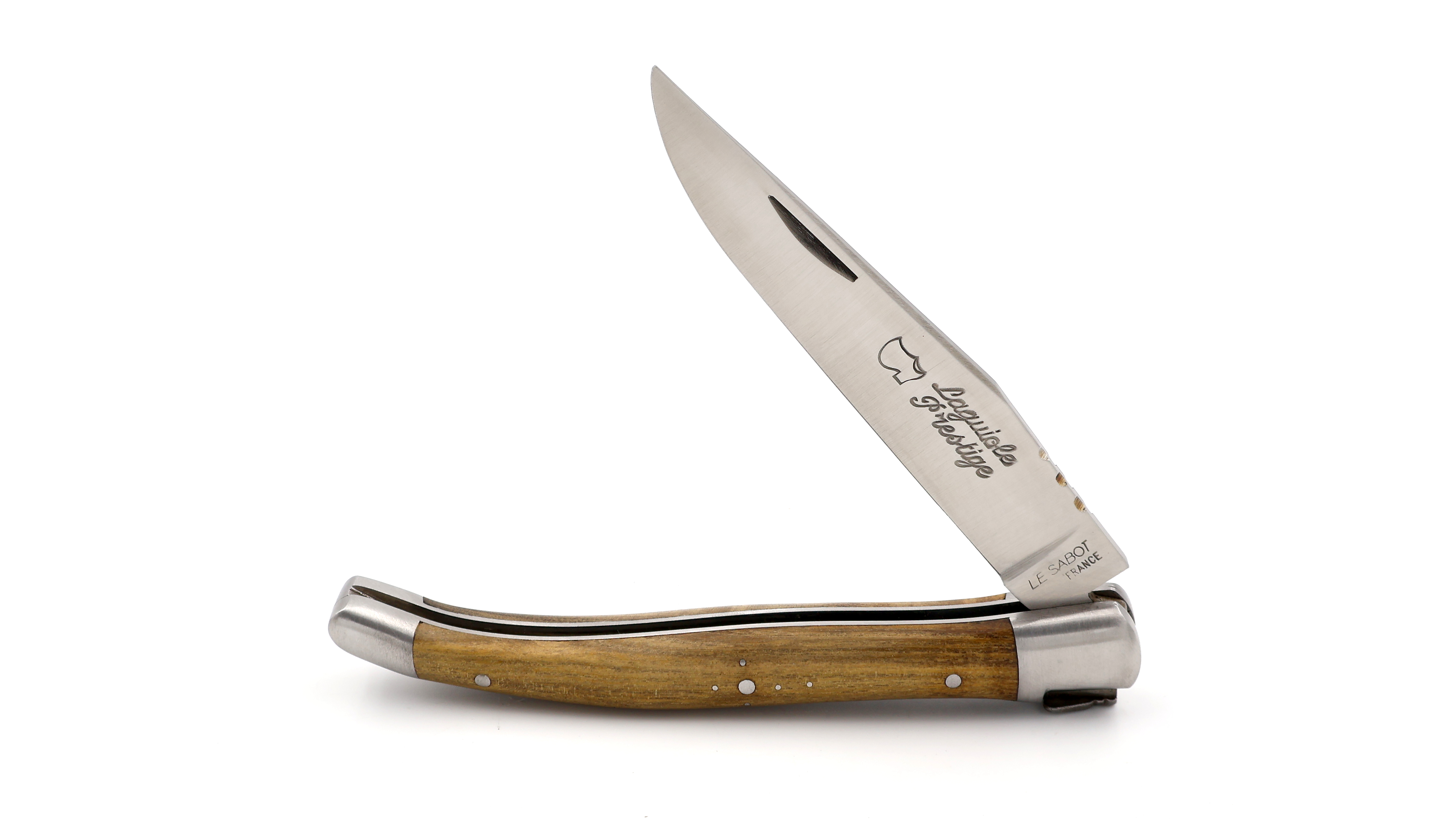 AU SABOT Laguiole knife 12 cm pistachio wood