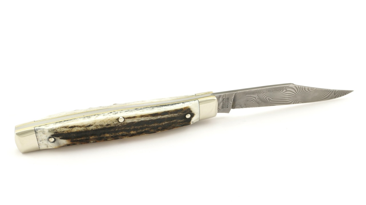 Robert Klaas Stockman Messer Hirschhorn Damastklinge DSC®