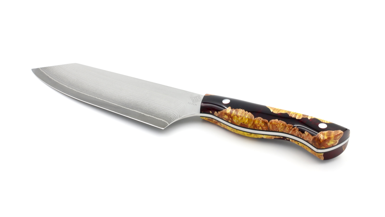 KLEOS Prestige Kochmesser BUNKA Suminagashi VG10 Hybride