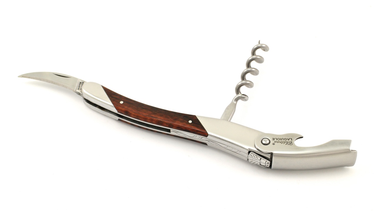 Château Laguiole wine openerGRAND CRU amourette/snakewood