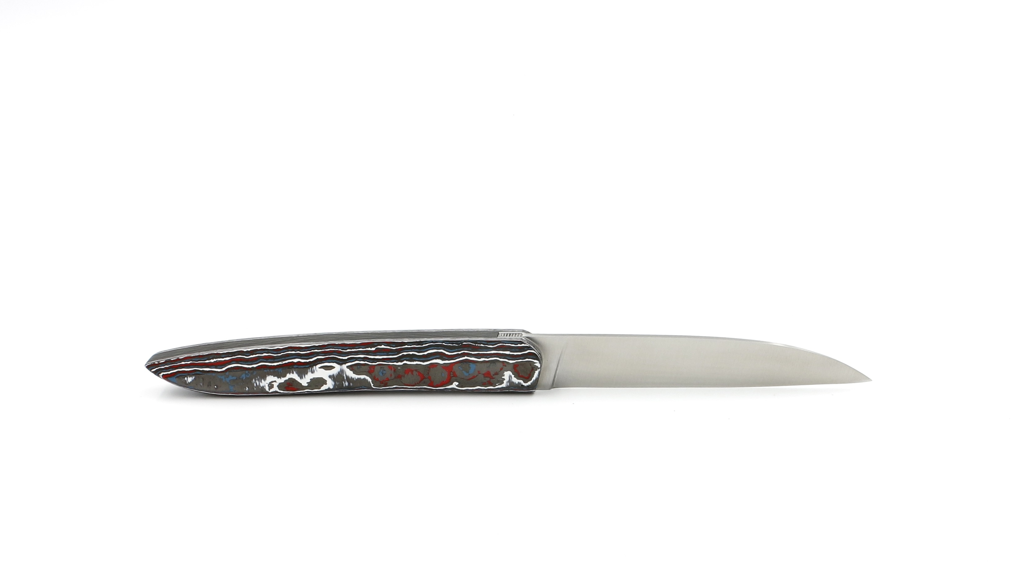 Roland LANNIER folding knife Why so serious? NEBULA