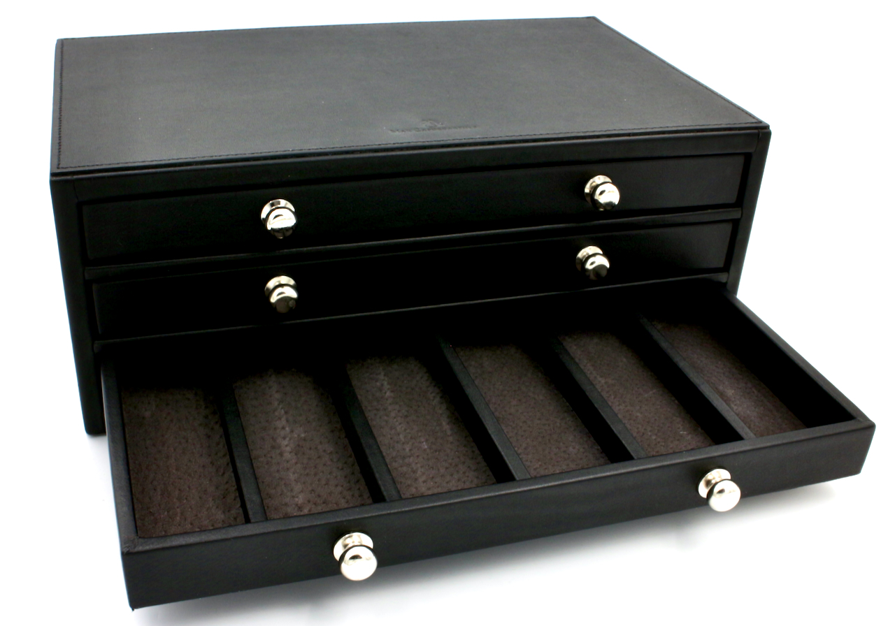 MAX CAPDEBARTHES leather casket for collectors 18 knives