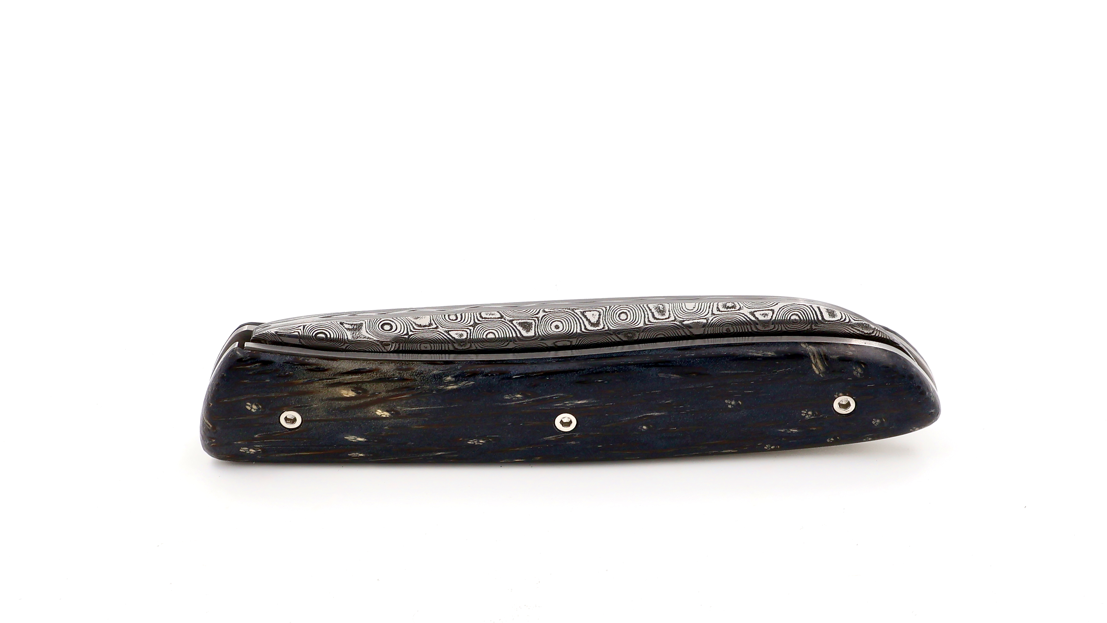 PERCEVAL L08 Damast schwarzes Palmholz  **Sondermodell** 