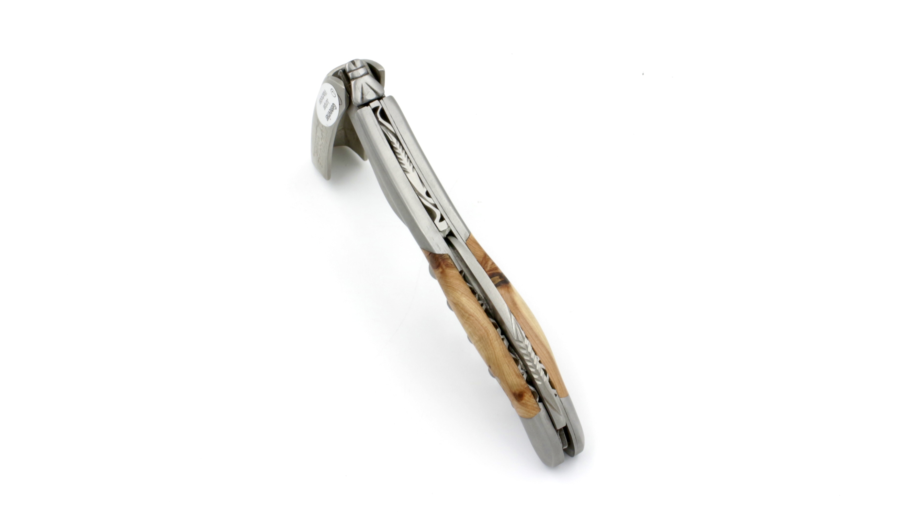 Laguiole en Aubrac Laguiole Sommelier knife juniper handcarved