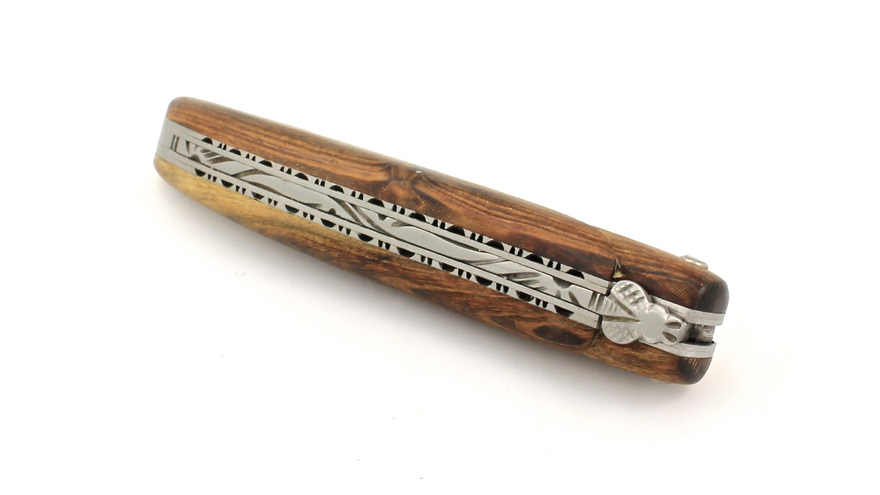 Laguiole en Aubrac Pistazie massiv Doppelplatine 12 cm
