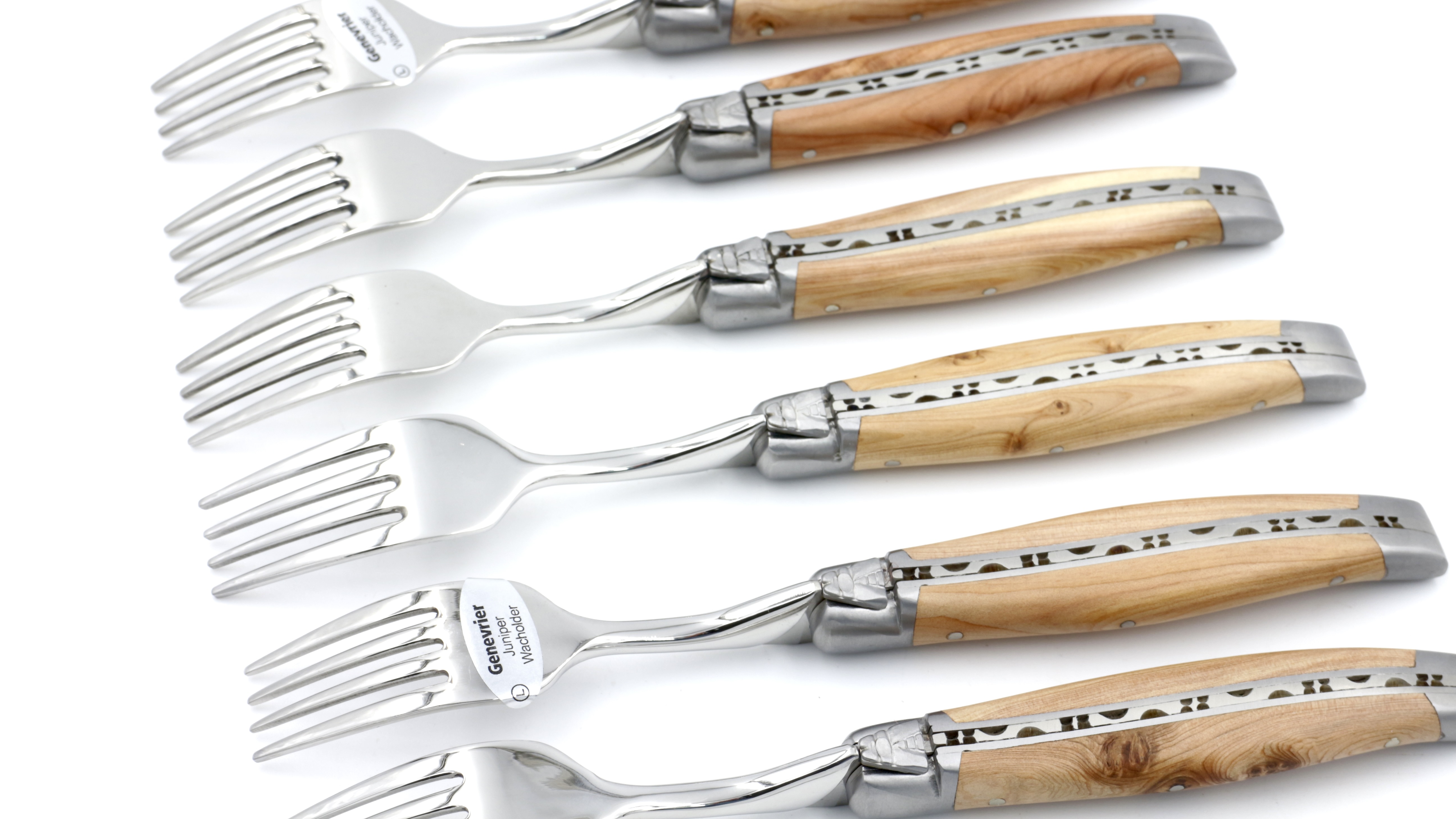 Laguiole en Aubrac Laguiole dessert forks juniper