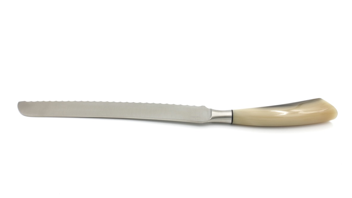 Saladini bread knife  horntip 23,5 cm 