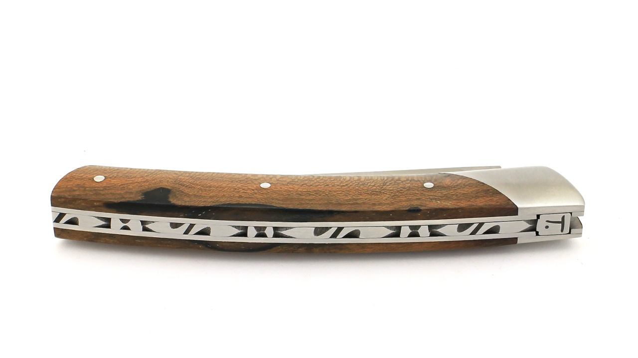 Compagnon-Ziricote-2 Chambriard Thiers knife COMPAGNON Ziricote