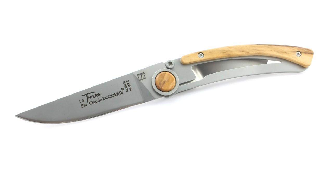claude-dozorme-le-thiers-liner-olive-2  Le thiers Liner Lock Oliven Claude Dozorme