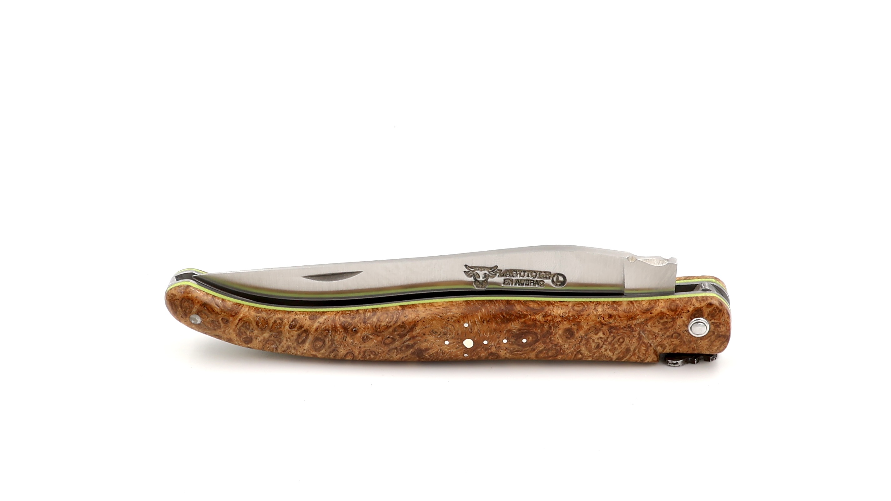 Meisterstück Laguiole en Aubrac Gold-Amboina Wurzelholz 12 cm 