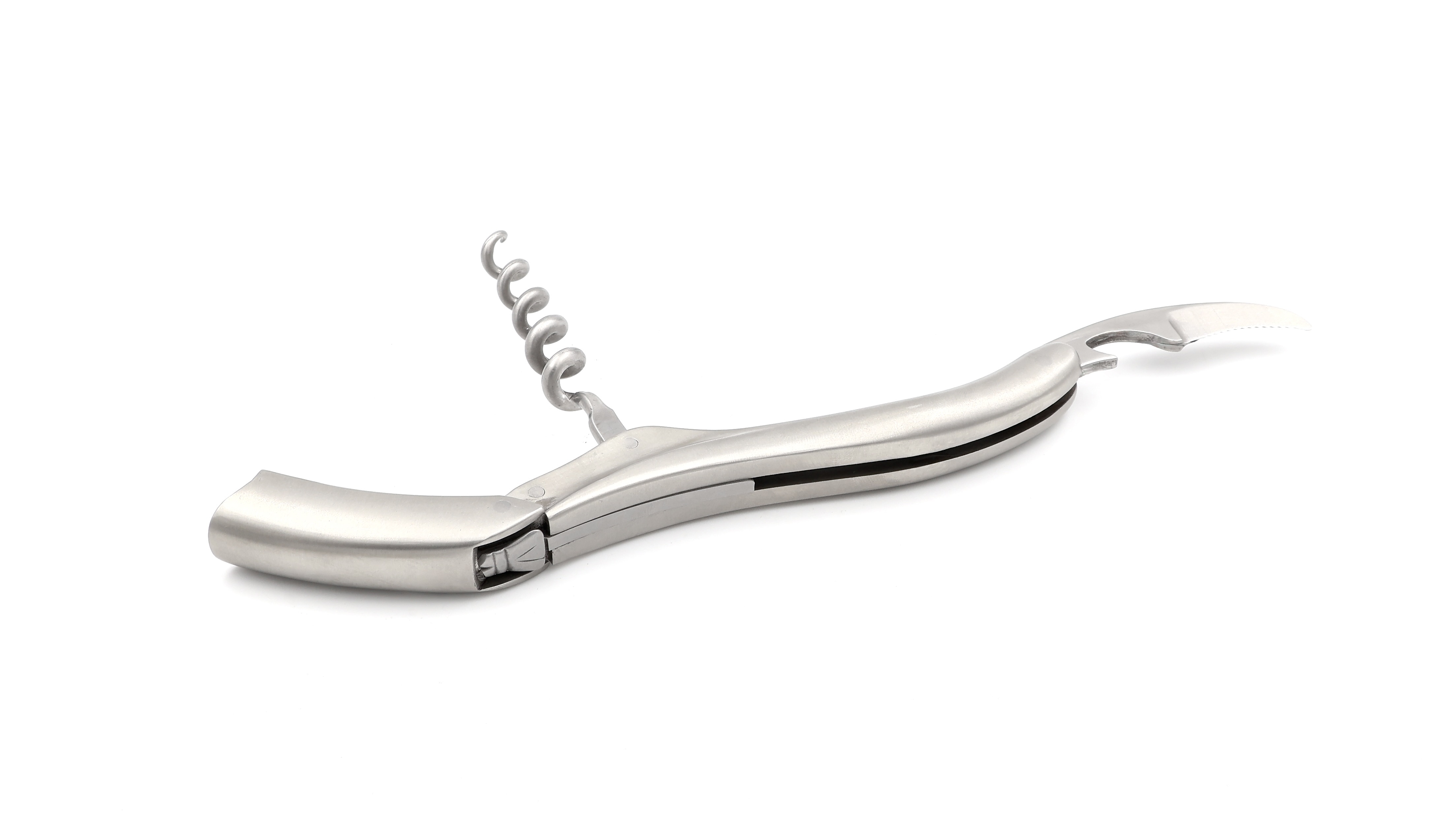 Laguiole en Aubrac Sommeliermesser Edelstahl matt