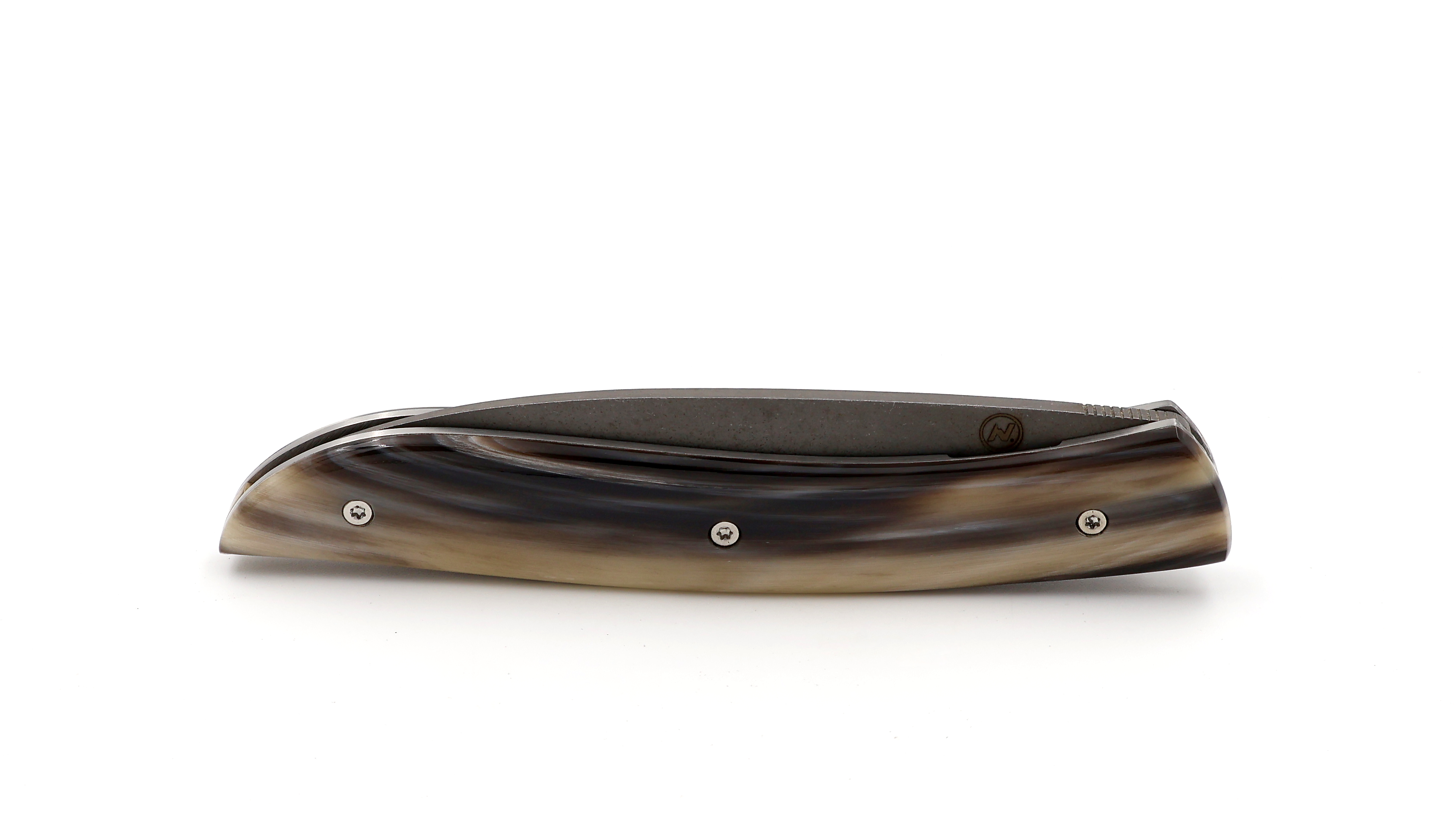 Atelier NÉVÉ Tim Bernard zebu horn tip stonewashed blade