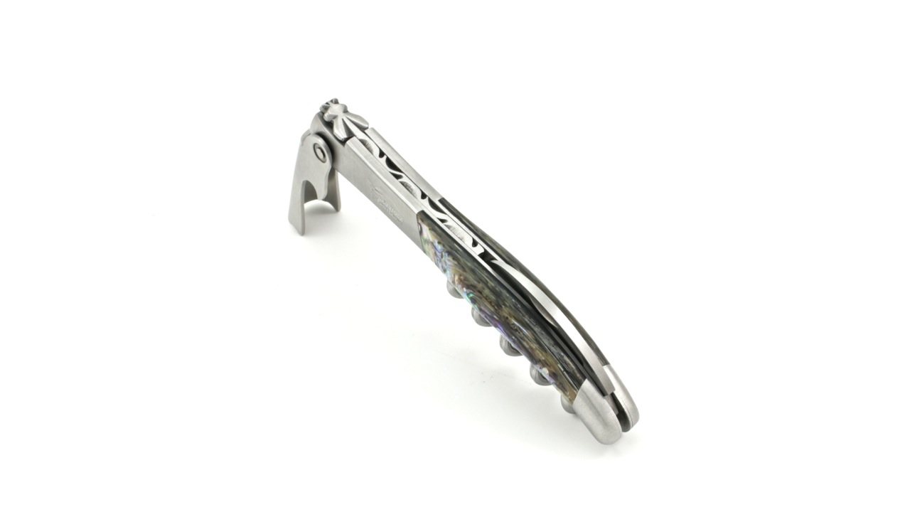 Laguiole Sommelier knife Grand Vins Prestige abalone Honoé Durand