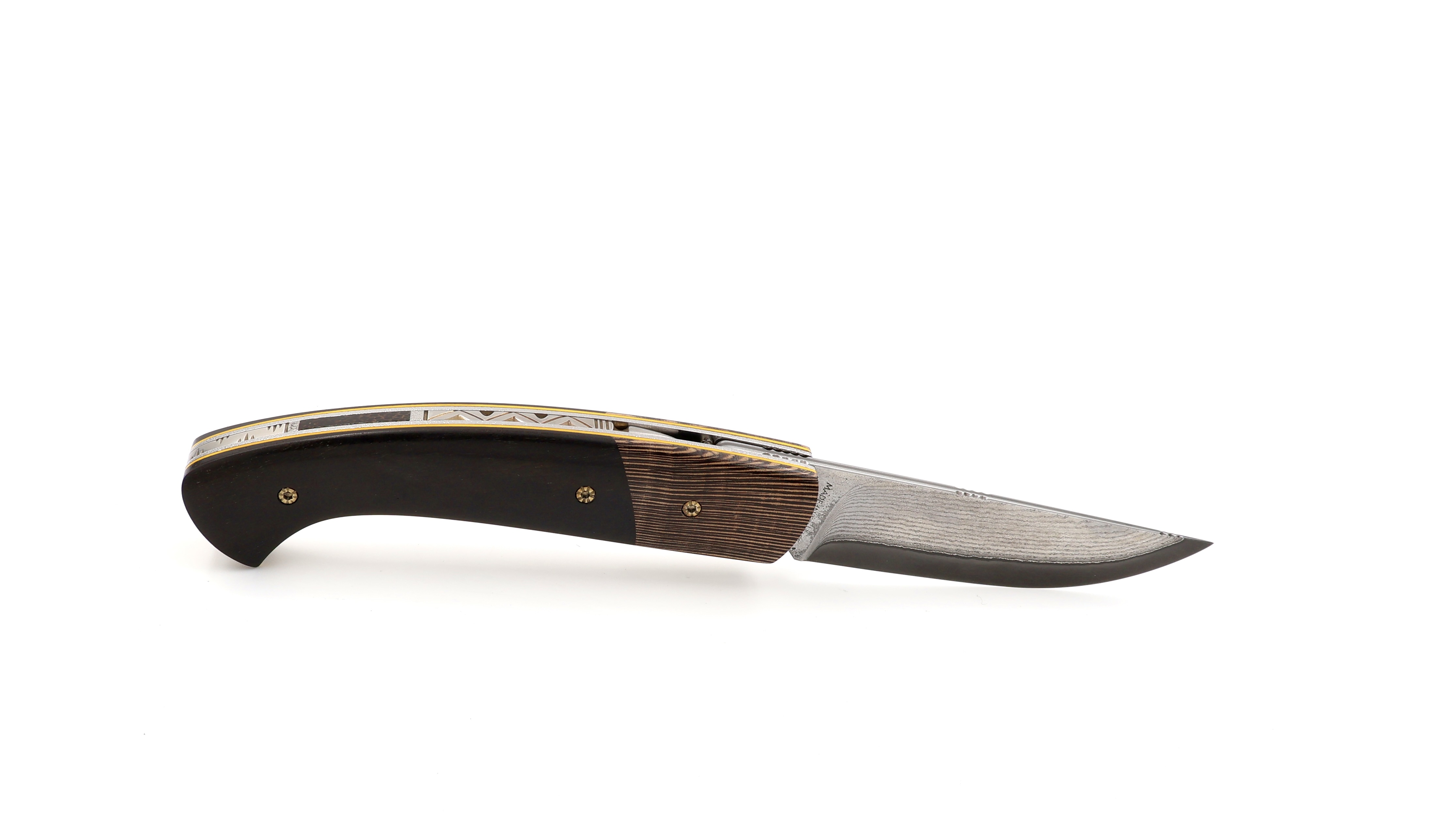 MANU LAPLACE 1515 ZULU ebony/palmwood VG 10 damascus
