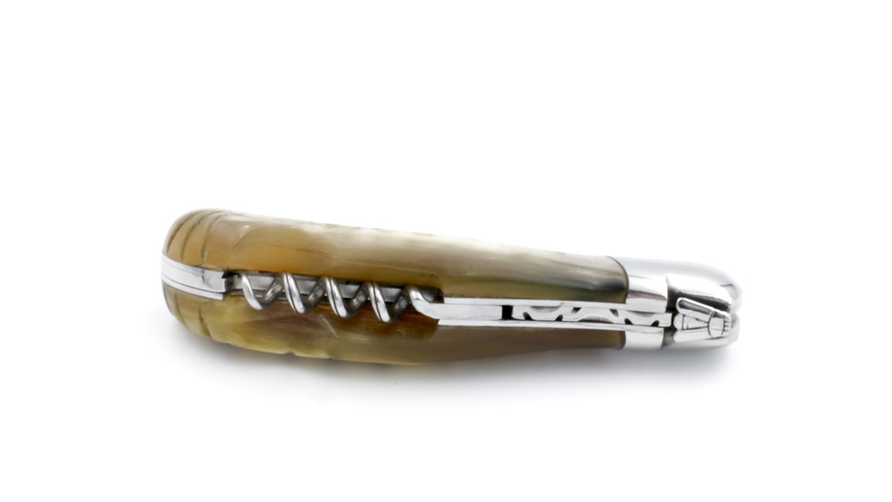 Arbalete-Celtic-Korken-Widder-4 ARBALETE G. David Laguiole hunting knife celtic ramhorn with corkscrew