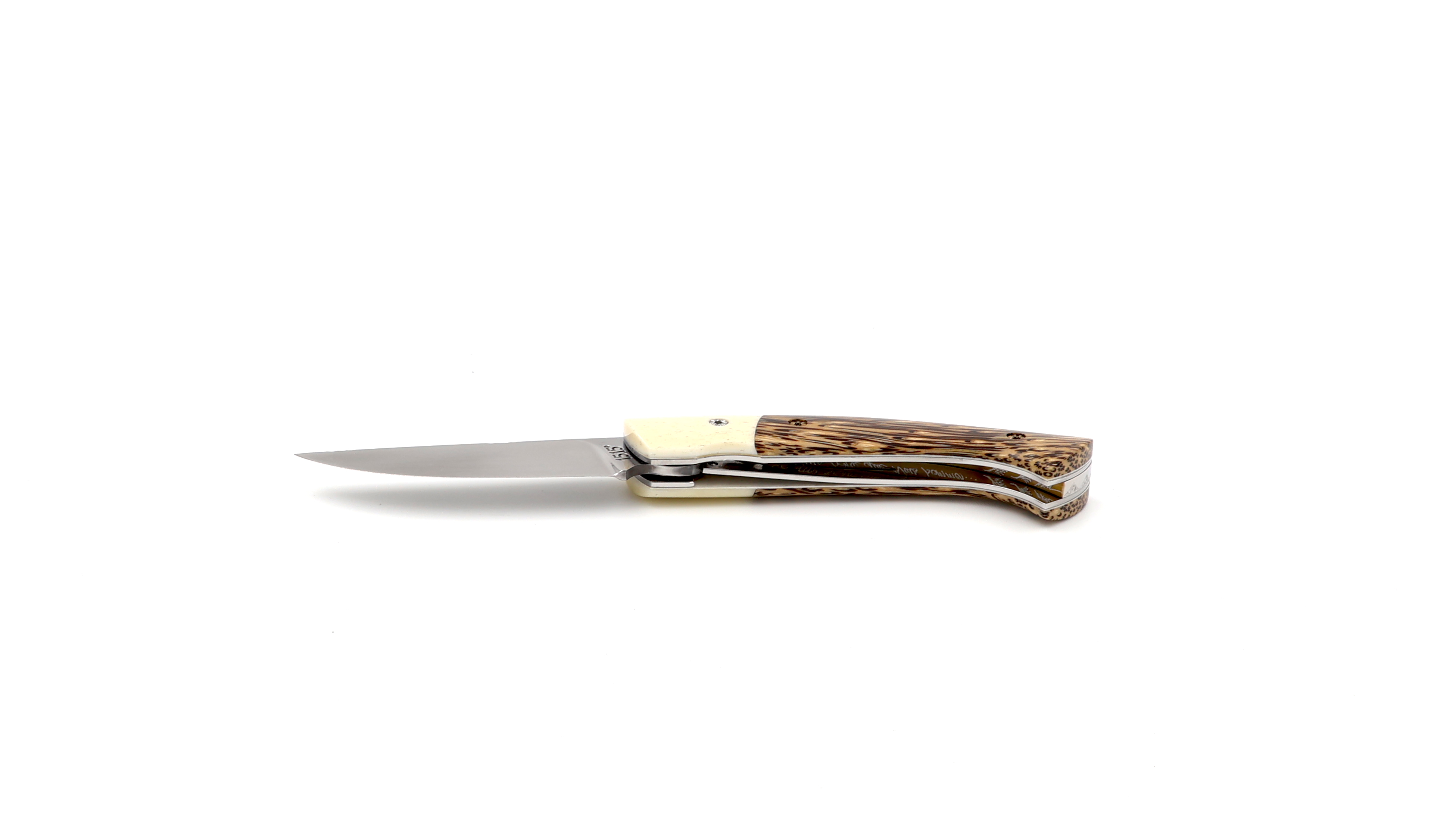 MANU LAPLACE 1515 PETIT  ZULU palmwood and bone 