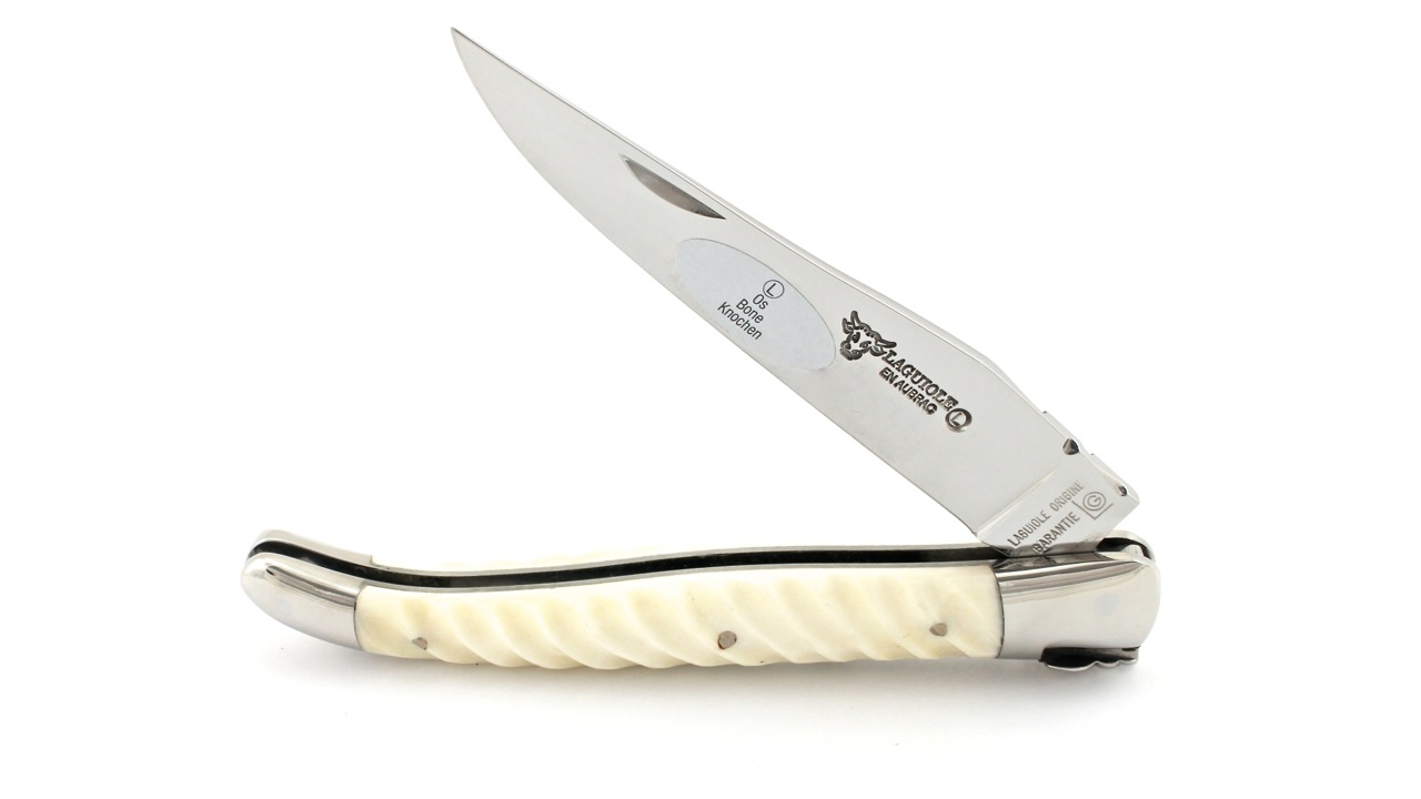 Laguiole en Aubrac Torsadé Knochen 12 cm