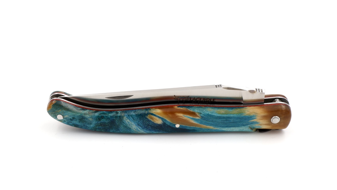 Laguiole en Aubrac Laguiole UNIQUE PIECE ash-burlwood 12 cm Laguiole en Aubrac Laguiole UNIQUE PIECE ash-burlwood 12 cm