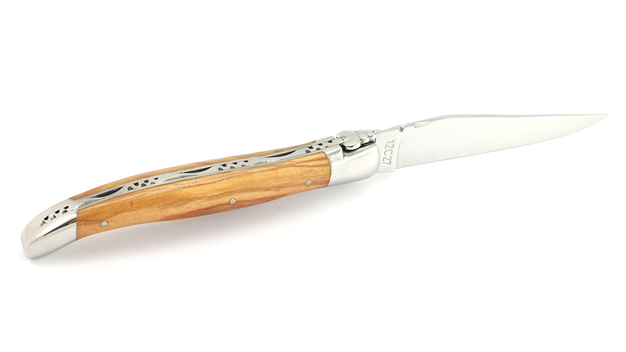 Laguiole en Aubrac Olive poliert 12 cm