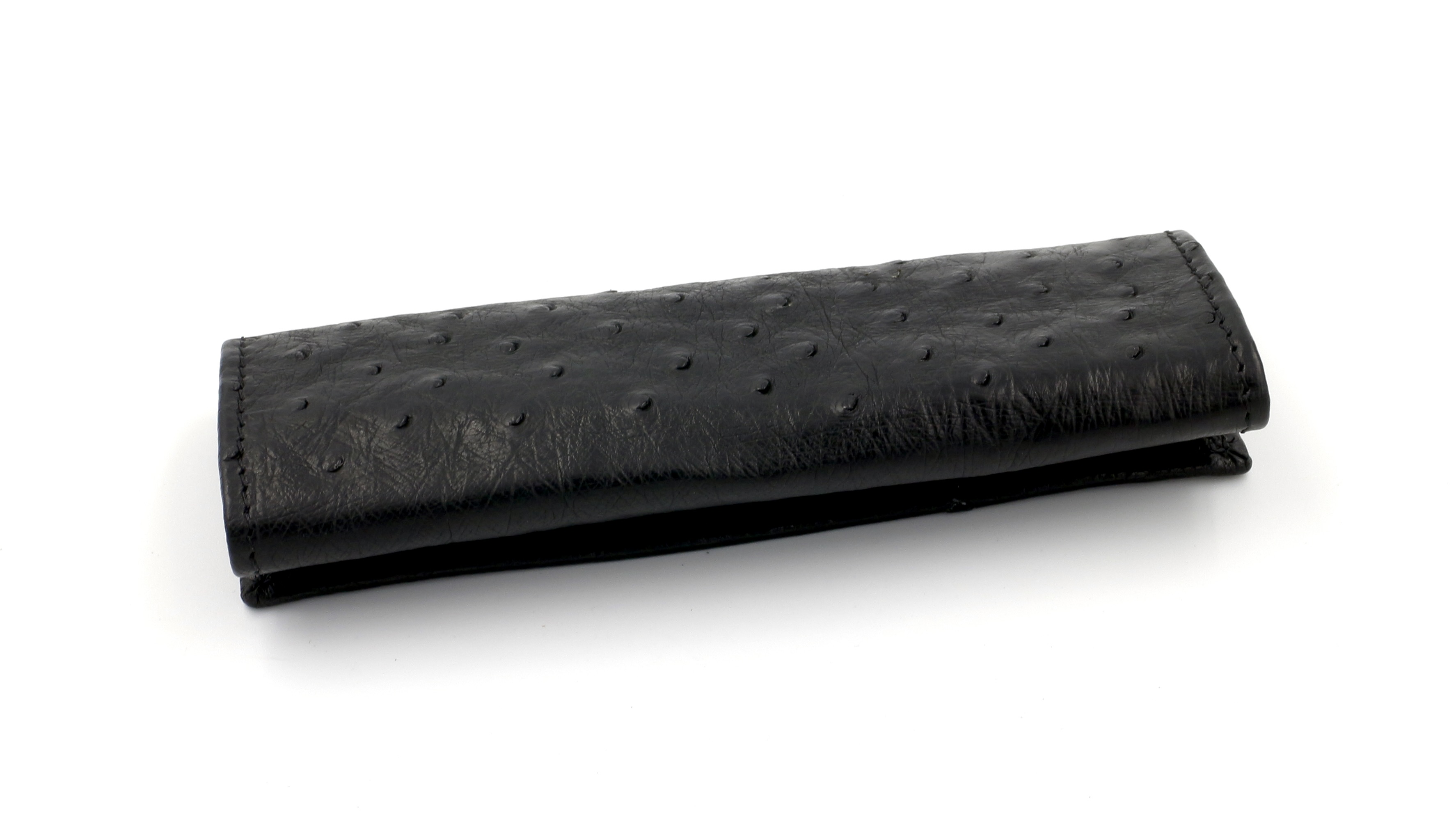 E1E7850C-BEC9-4BAF-AFEB-C525676309FF_1_201_a MAX CAPDEBARTHES ostrich leather sheath LESPARROS for 12 to 14 cm knives