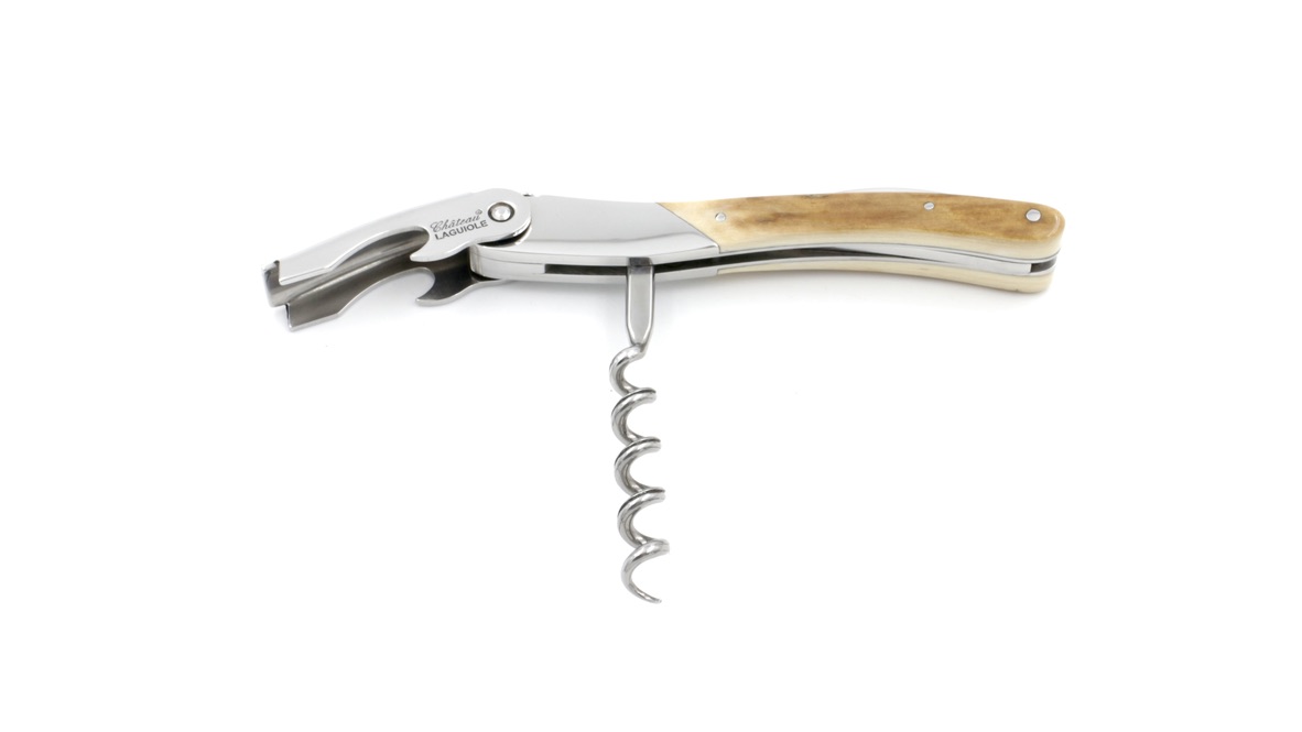 Château Laguiole wine opener exclusive edition mammoth ivory crust