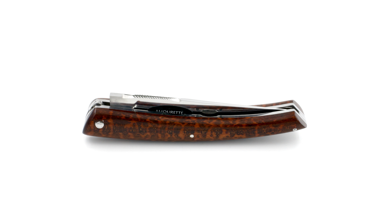 ARBALETE G. David  Thiers knife doubleplates snake wood