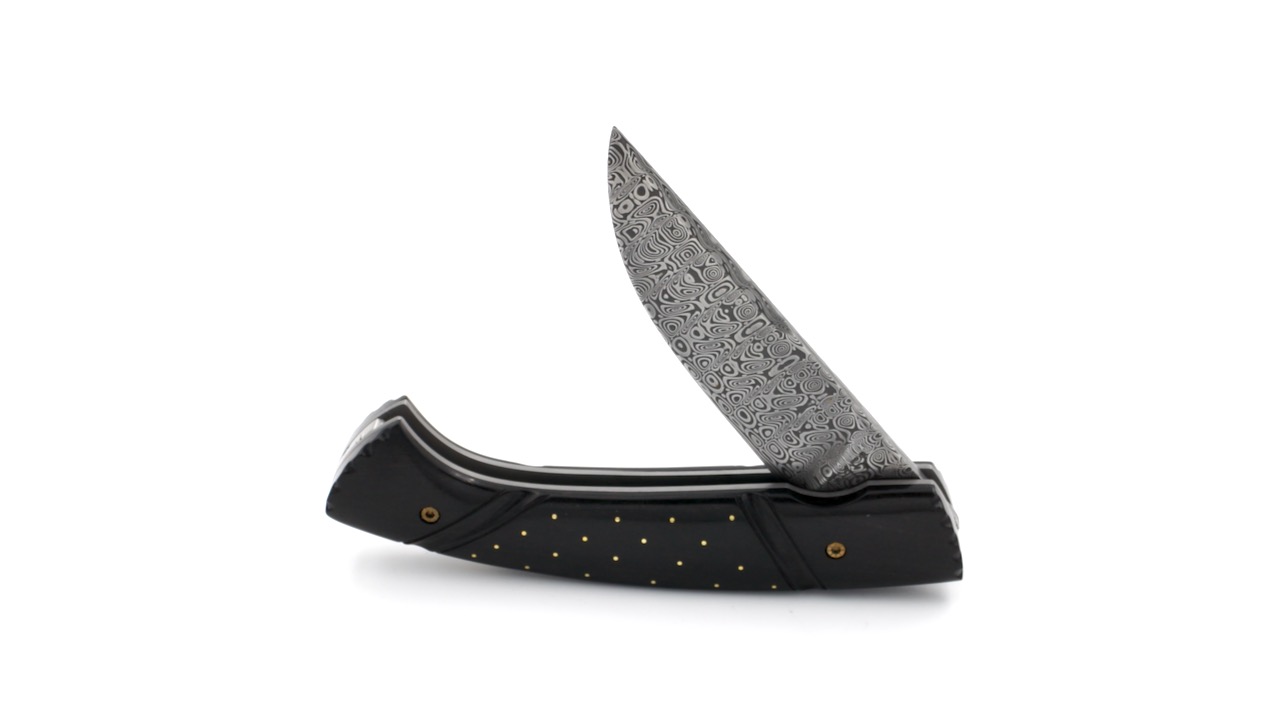 MANU LAPLACE 1515 INUIT CLOUTÉ Ebenholz Damast