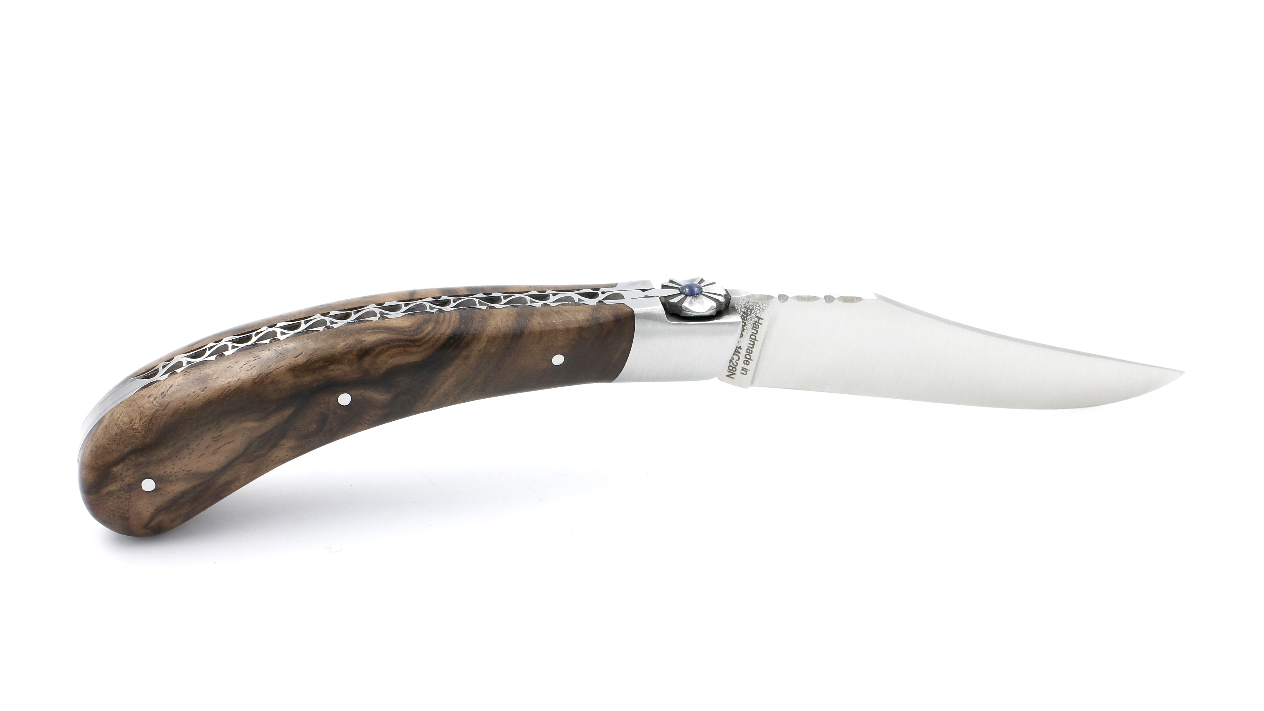 Fontenille Pataud Capuchadou chiseled walnut burlwood 12 cm