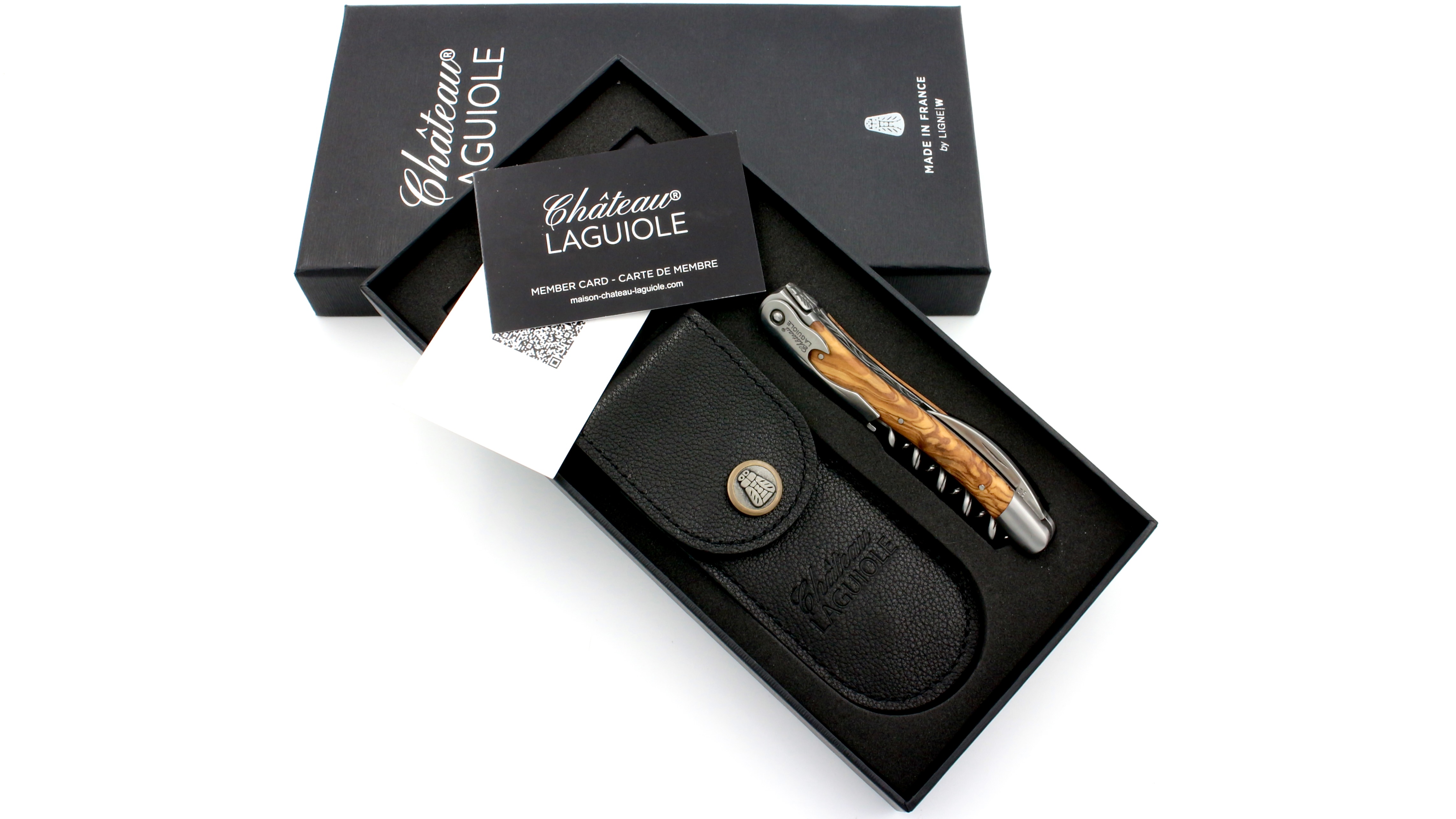 Château Laguiole CLASSIC Sommeliermesser Olive
