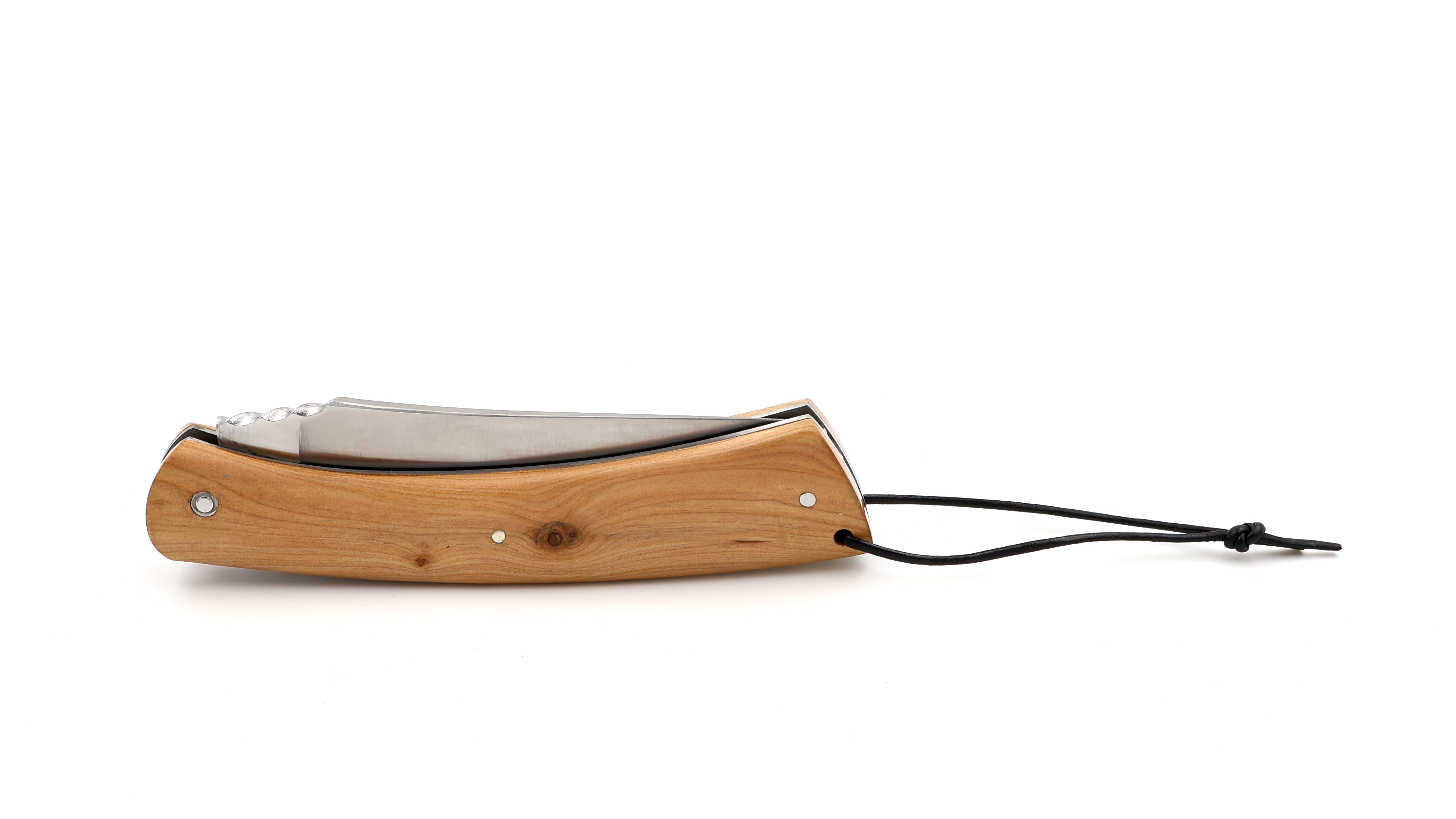 Laguiole en Aubrac CAMEMBERT knife juniper spiral spring